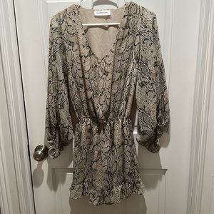 Seventeen Stars Snakeskin Dress